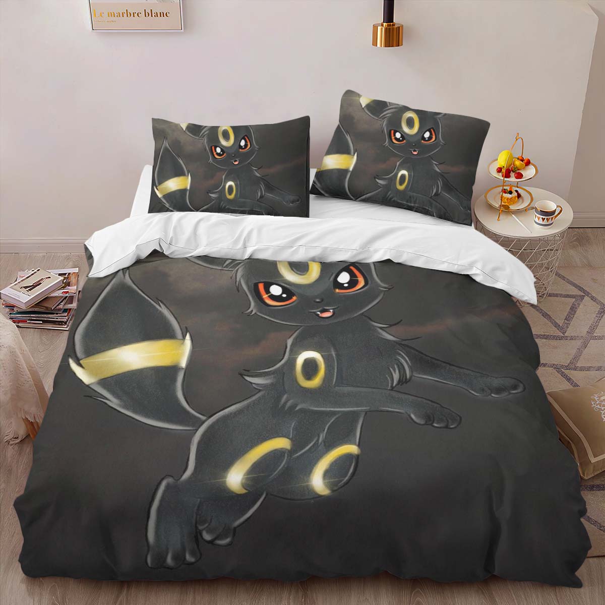 Housse De Couette Umbreon Pokémon 16 Parure de lit Ensemble De Literie – Image 2