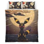 Housse De Couette Umbreon Pokémon 18 Parure de lit Ensemble De Literie