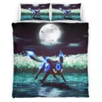 Housse De Couette Umbreon Pokémon 7 Parure de lit Ensemble De Literie