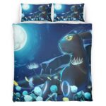 Housse De Couette Umbreon Pokémon 8 Parure de lit Ensemble De Literie