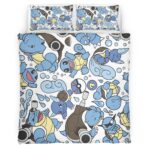 Housse De Couette Pokémon Type Eau 2 Parure de lit Ensemble De Literie