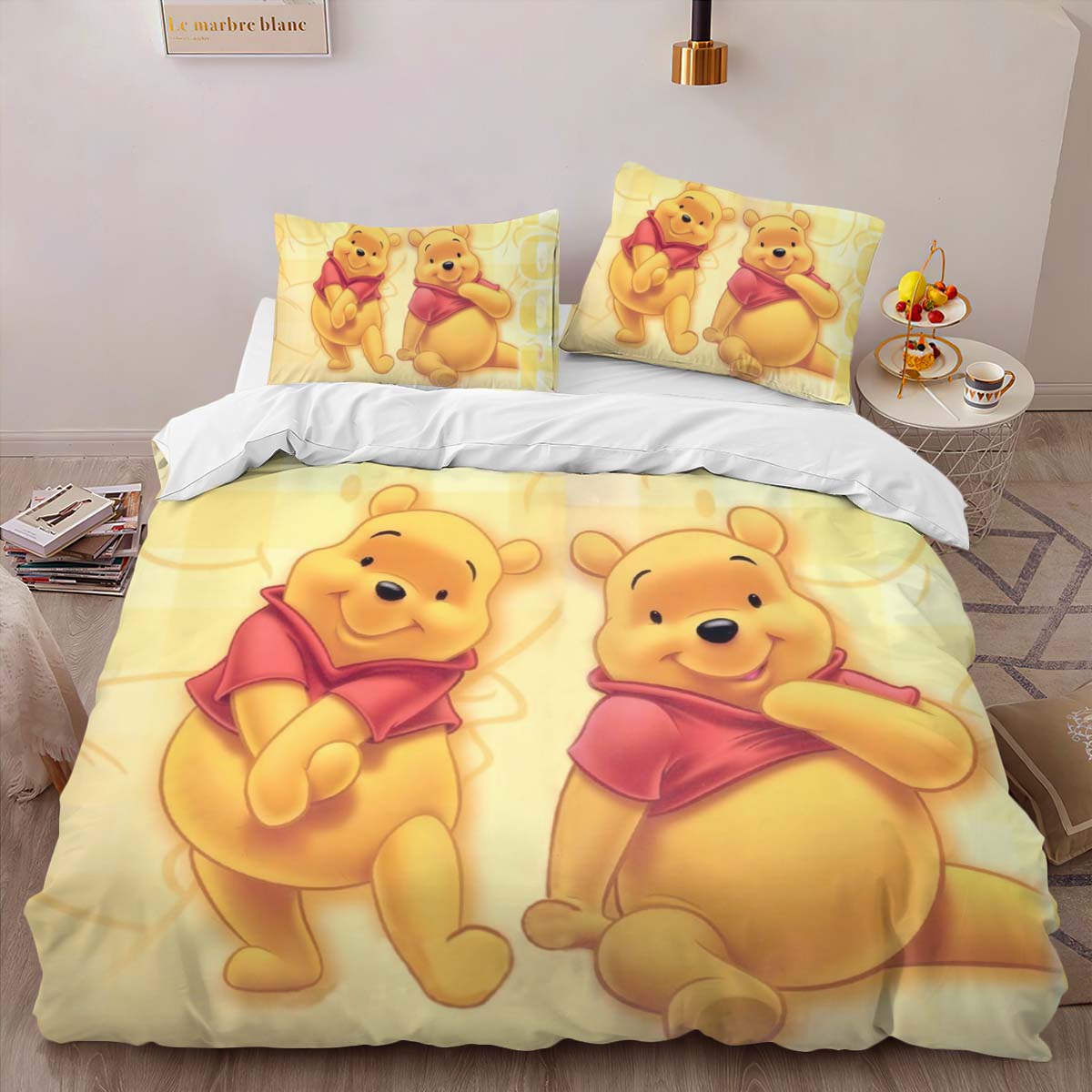 Housse De Couette Winnie l’Ourson 08 Parure de lit Ensemble De Literie – Image 2