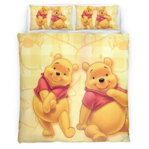 Housse De Couette Winnie l’Ourson 08 Parure de lit Ensemble De Literie