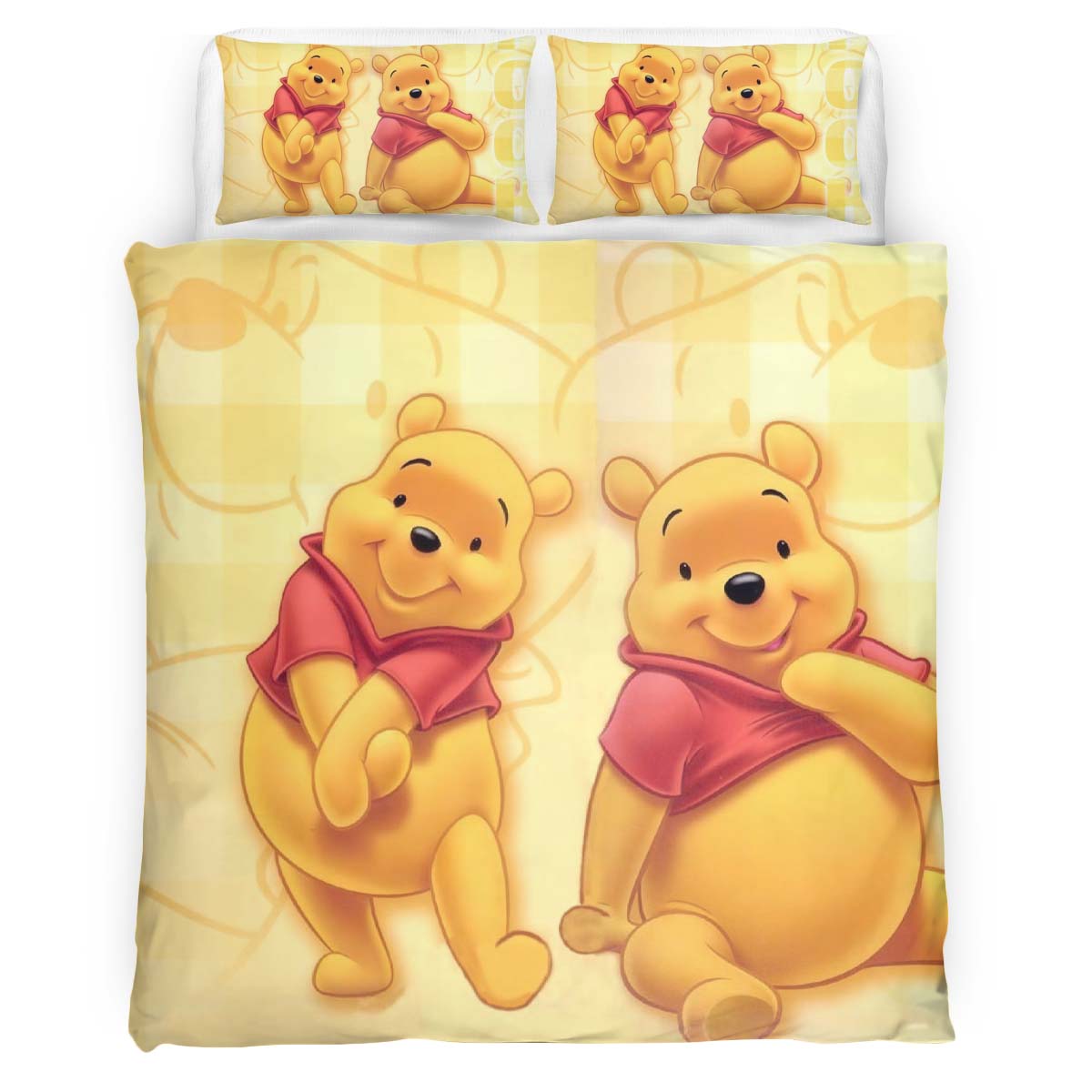 Housse De Couette Winnie l’Ourson 08 Parure de lit Ensemble De Literie