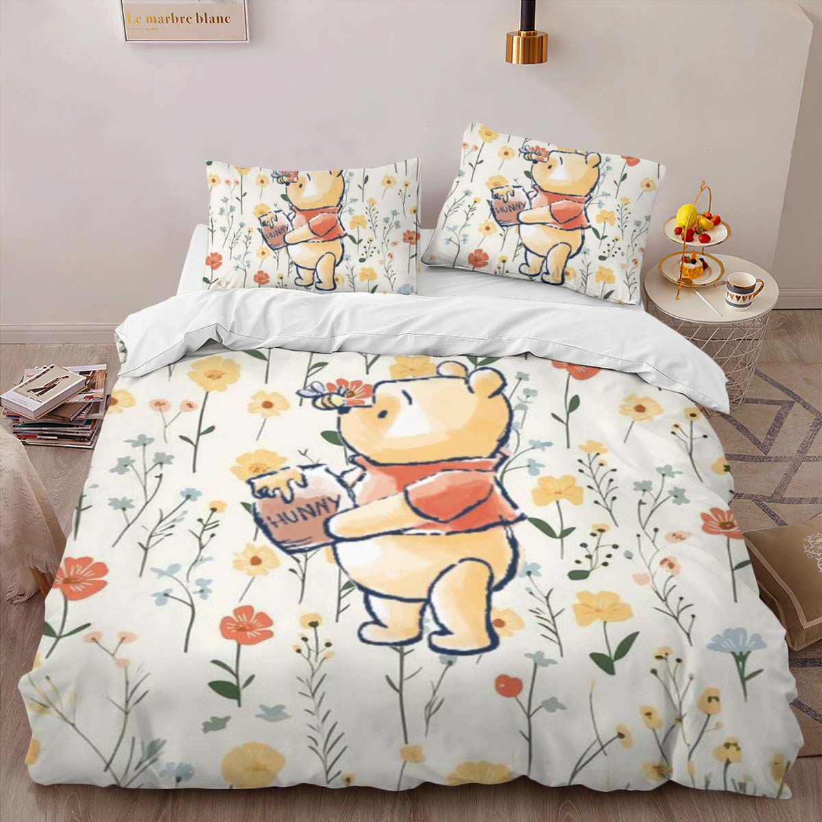 Housse De Couette Winnie l’Ourson 09 Parure de lit Ensemble De Literie – Image 2