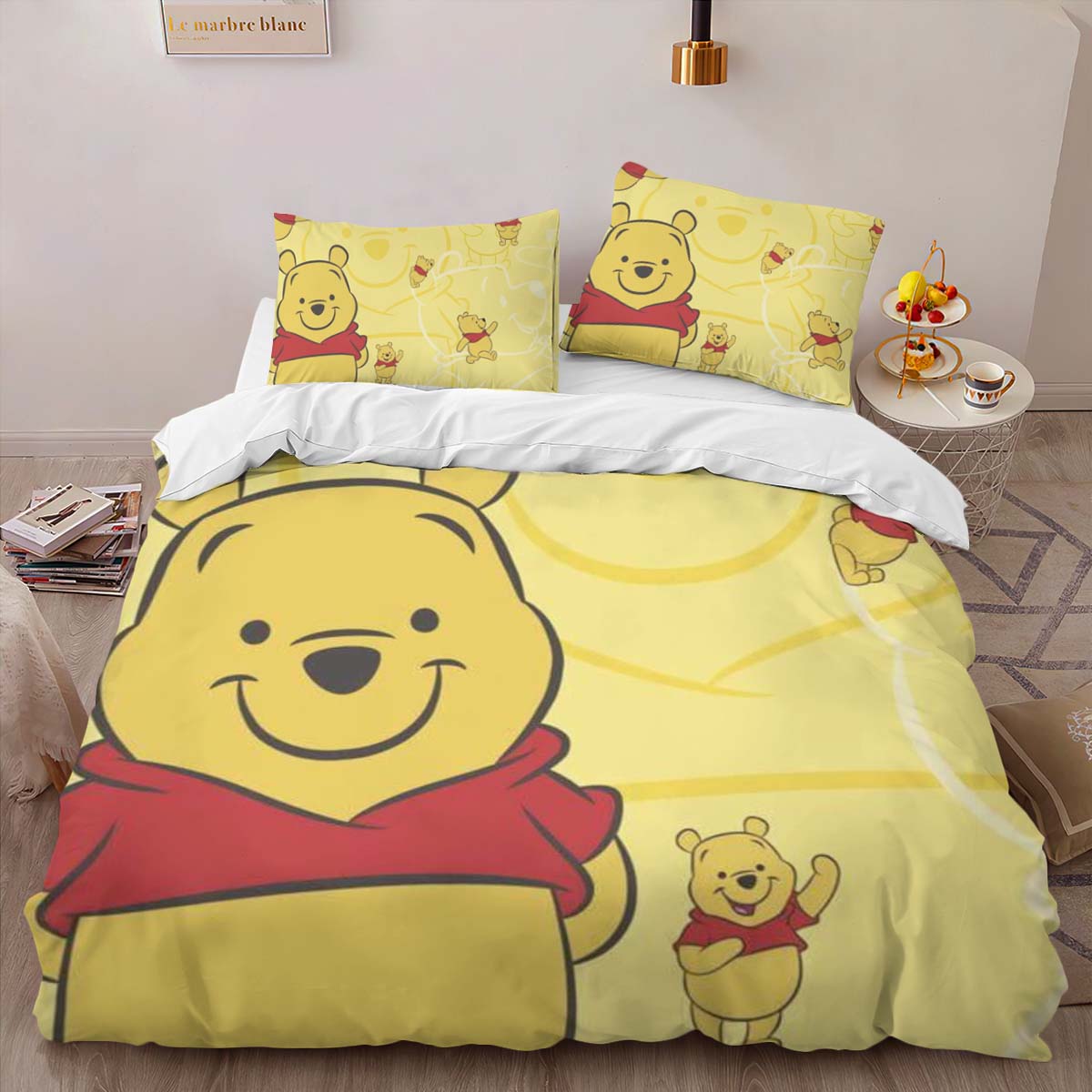 Housse De Couette Winnie l’Ourson 11 Parure de lit Ensemble De Literie – Image 2
