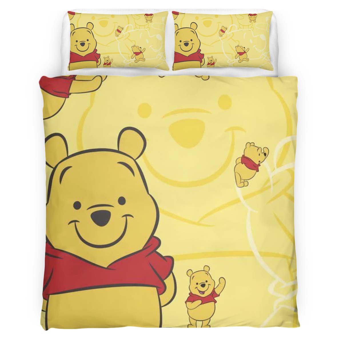 Housse De Couette Winnie l’Ourson 11 Parure de lit Ensemble De Literie