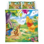 Housse De Couette Winnie l’Ourson et ses Amis 10 Parure de lit Ensemble De Literie