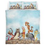 Housse De Couette Winnie l’Ourson et ses Amis 11 Parure de lit Ensemble De Literie