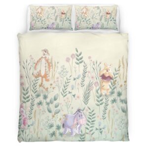 Housse De Couette Winnie l’Ourson et ses Amis 12 Parure de lit Ensemble De Literie