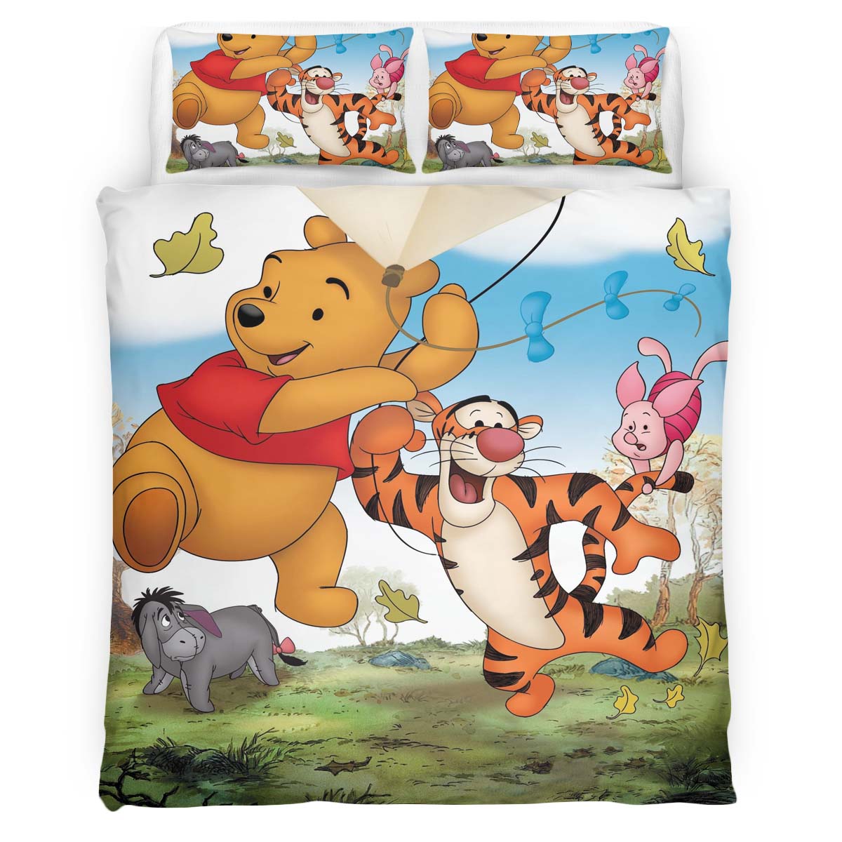 Housse De Couette Winnie l’Ourson et ses Amis 19 Parure de lit Ensemble De Literie