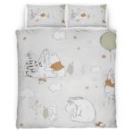 Housse De Couette Winnie l’Ourson et ses Amis 4 Parure de lit Ensemble De Literie