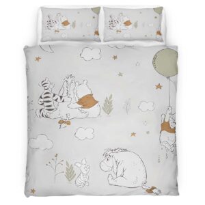 Housse De Couette Winnie l’Ourson et ses Amis 4 Parure de lit Ensemble De Literie