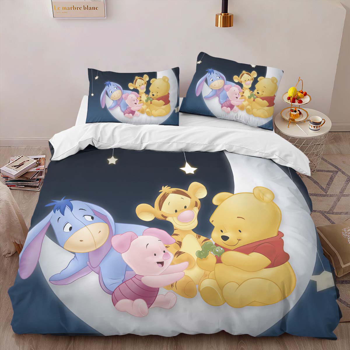 Housse De Couette Winnie l’Ourson et ses Amis 5 Parure de lit Ensemble De Literie – Image 2