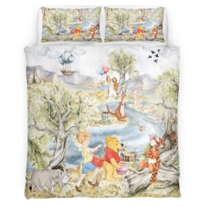 Housse De Couette Winnie l’Ourson et ses Amis 6 Parure de lit Ensemble De Literie