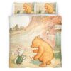 Housse De Couette Winnie l’Ourson et Porcinet 2 Parure de lit Ensemble De Literie