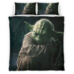 Housse De Couette Yoda Grogu Star Wars Parure de lit Ensemble De Literie
