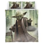 Housse De Couette Yoda Grogu Star Wars 2 Parure de lit Ensemble De Literie