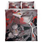 Housse De Couette Zorua & Zoroark Pokémon 6 Parure de lit Ensemble De Literie