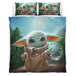 Housse De Couette Bébé Yoda Star Wars 2 Parure de lit Ensemble De Literie