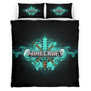 Housse De Couette Minecraft Épée Parure de lit Ensemble De Literie